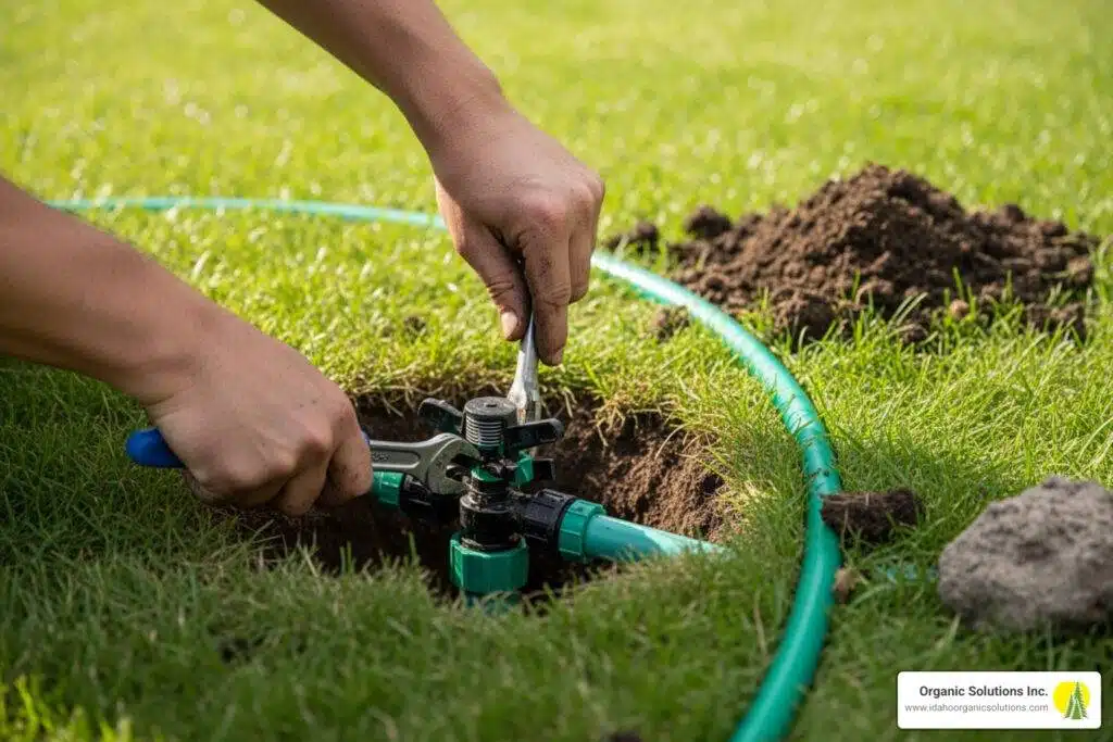 installing new sprinkler valves